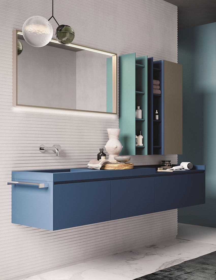 Soluzioni per ogni colore: il bagno di Novello